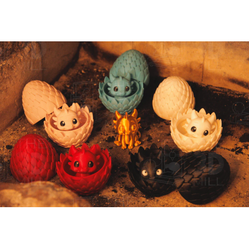 Baby Dragon with Egg