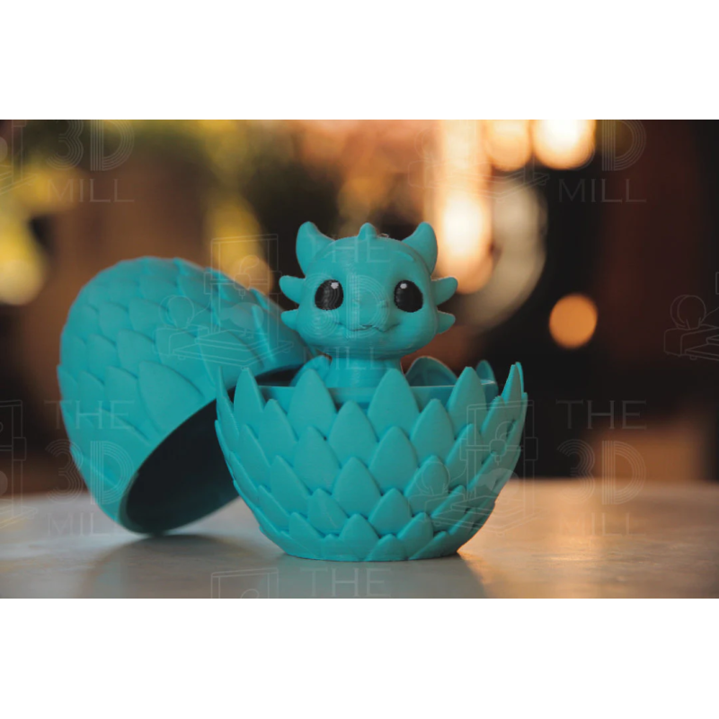 Baby Dragon with Egg