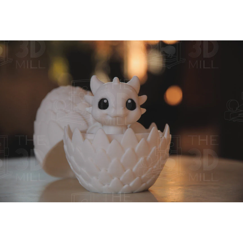 Baby Dragon with Egg