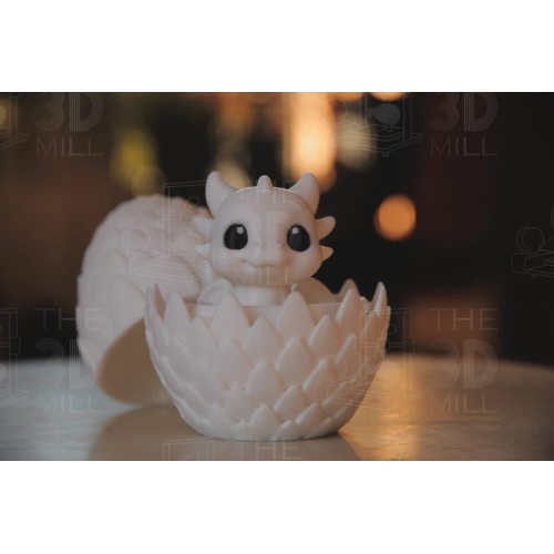 Baby Dragon with Egg