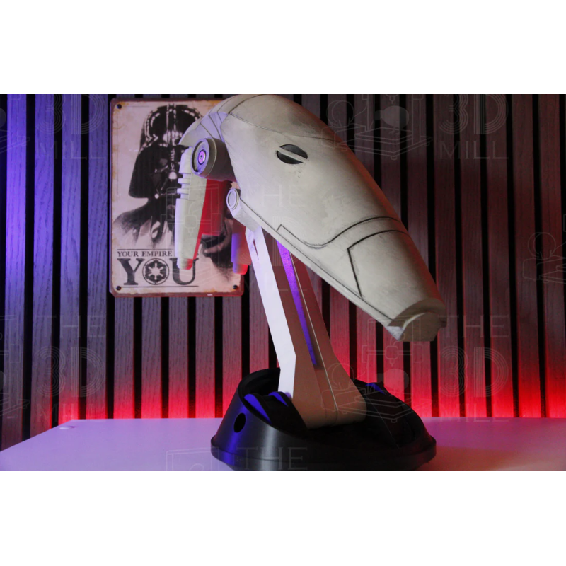 Hand-painted B1-inspired Head + Stand